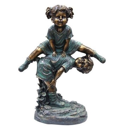 Alpine Corp Alpine Corp GXT260 Girl Jumping Over Boy Statue GXT260